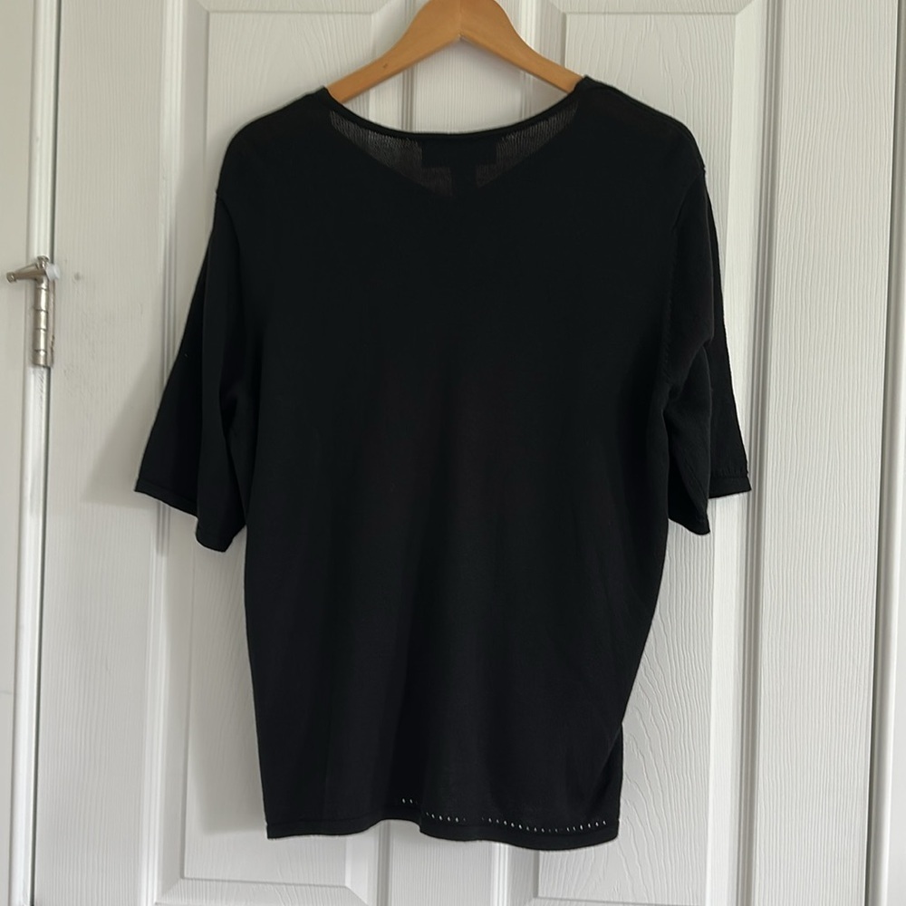 Maggie McNaughton Black Sweater NWT - Picture 5 of 8